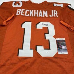 Odell Beckham Jr signed Browns color rush jersey (JSA COA)