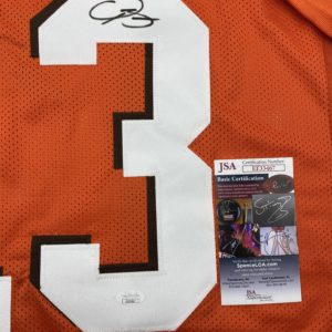 Odell Beckham Jr signed Browns color rush jersey (JSA COA)