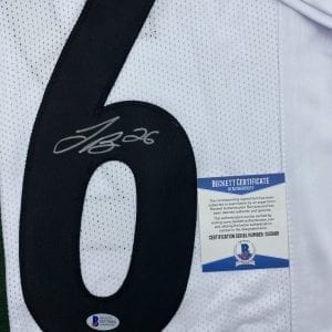 Le’Veon Bell signed Steelers/Jets combo split jersey (Beckett COA)