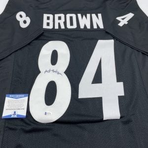 Antonio Brown signed Raiders home jersey (JSA COA)