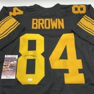 Antonio Brown signed Steelers color rush jersey (JSA COA)