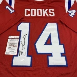 Brandin Cooks signed Patriots home jersey (JSA COA)