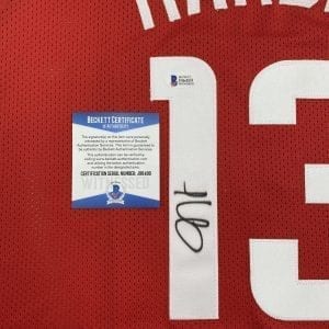 James Harden signed Rockets home jersey (Beckett COA)