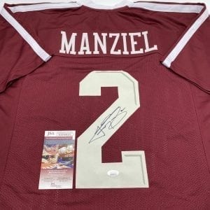 Johnny Manziel signed Texas A&M home jersey (JSA COA)