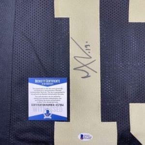 Michael Thomas signed Saints home jersey