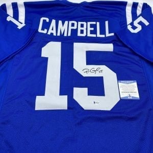 Parris Campbell signed Colts home jersey (Beckett COA)