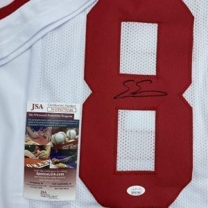 Evan Engram signed Giants away jersey (JSA COA)