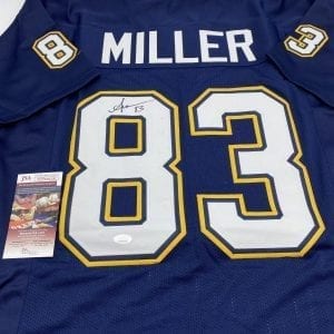 Anthony Miller signed Chargers home jersey (JSA COA)