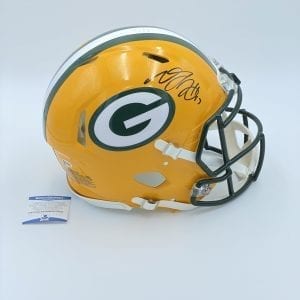 Devante Adams signed Packers FS Speed Authentic helmet (Beckett COA)