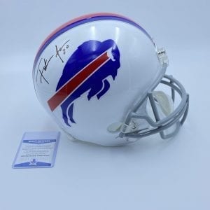 Frank Gore signed Bills FS Schutt Proline helmet (Beckett COA)