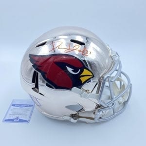 David Johnson signed Cardinals FS Riddell Speed Chrome helmet (Beckett COA)