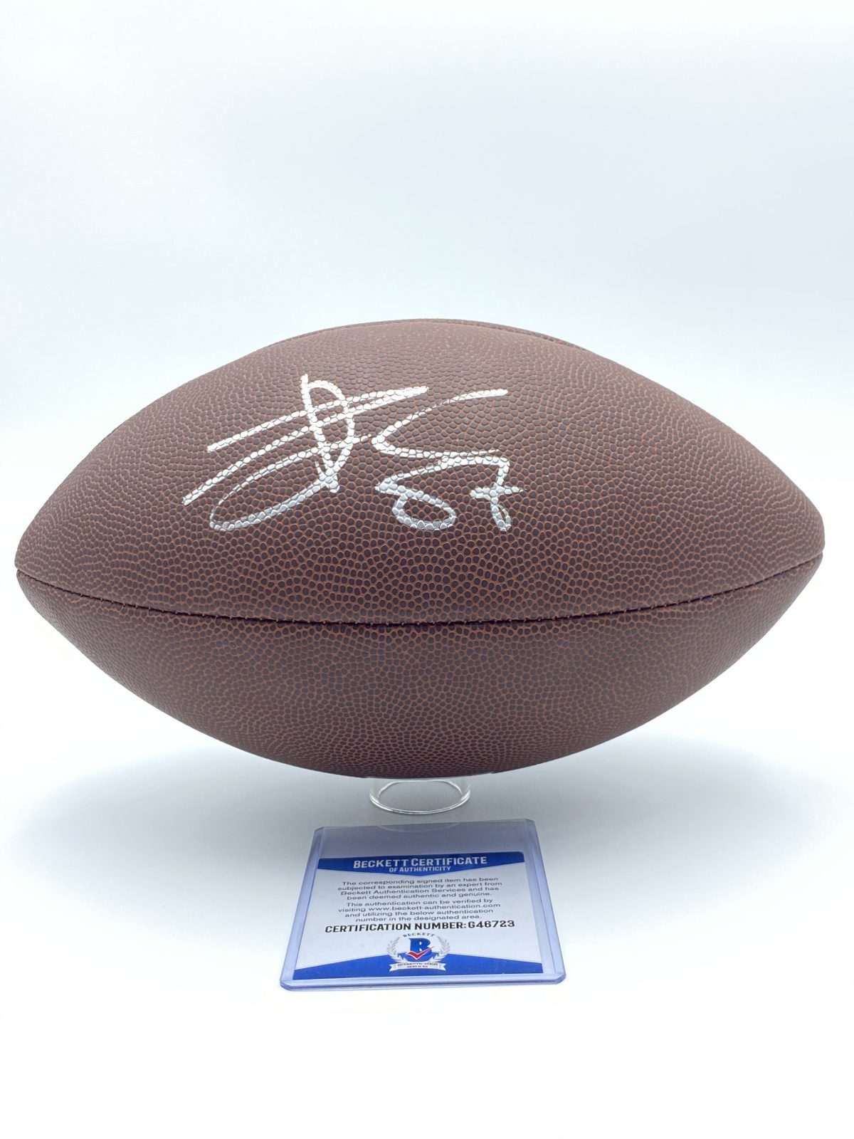 Kelce - Chiefs signed football1