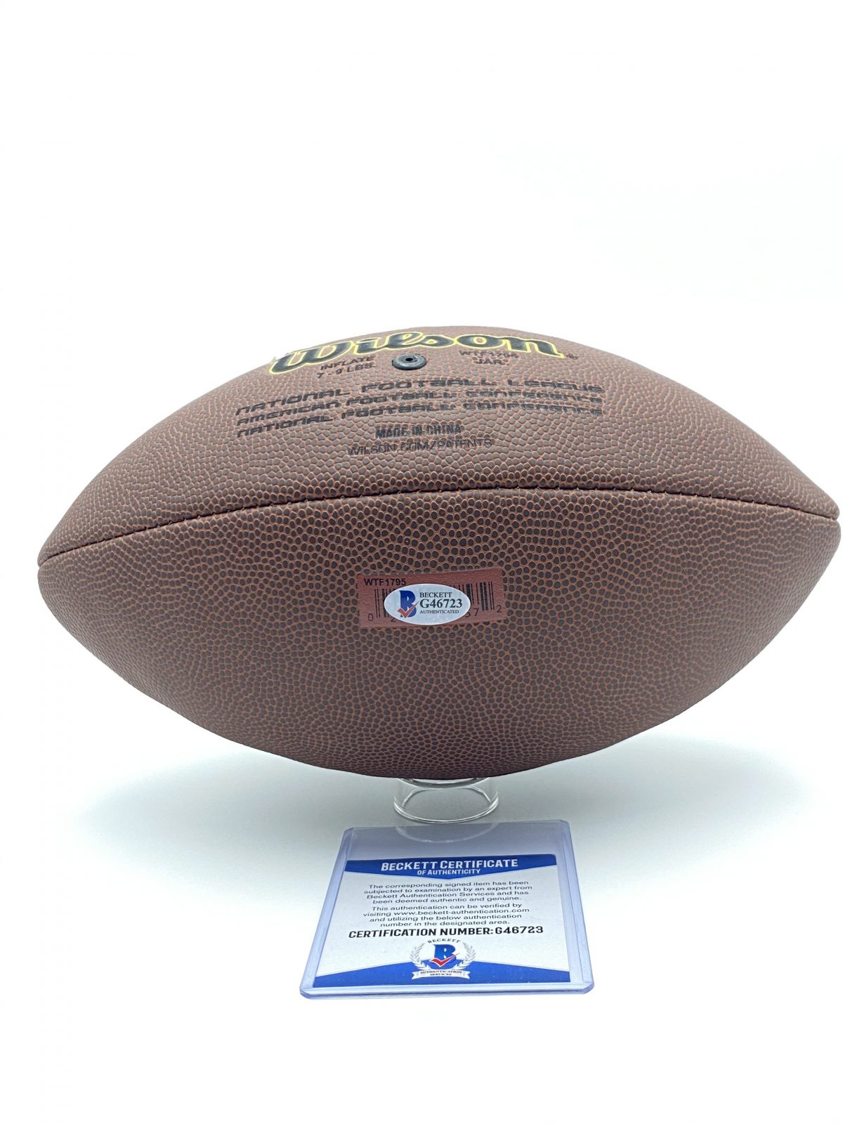 Kelce - Chiefs signed football2