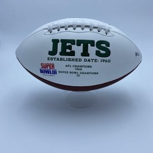 Kevin Mawae signed ONFL FS authentic Jets Superbowl edition football
