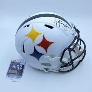 Juju Smith-Schuster signed Steelers FS Riddell Speed alt AMP helmet (JSA COA)