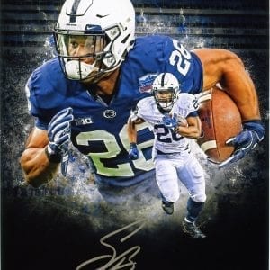 Saquon Barkley signed Penn State 8×10 photo (JSA COA)