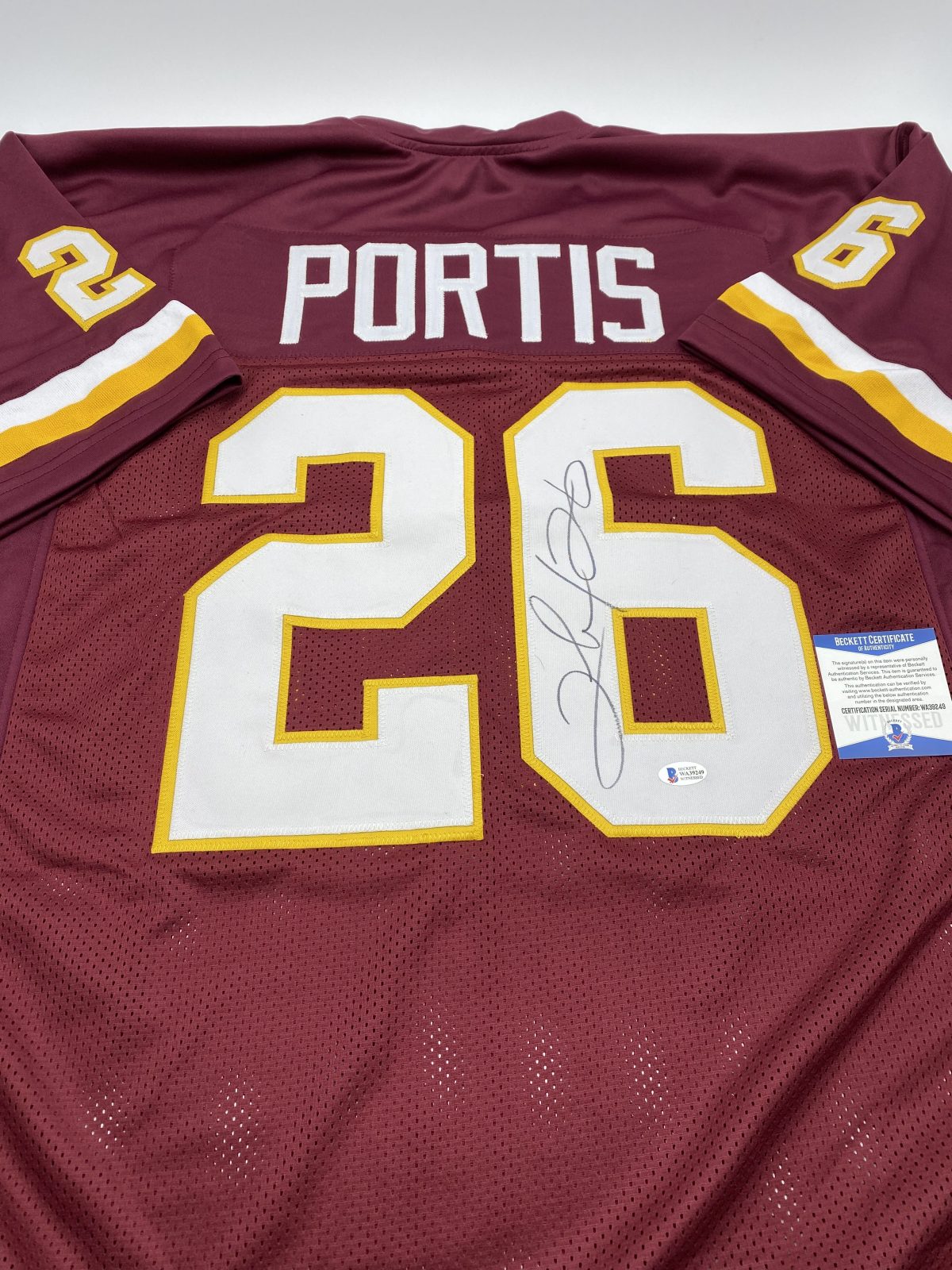 Clinton Portis signed college hotsell Jersey JSA