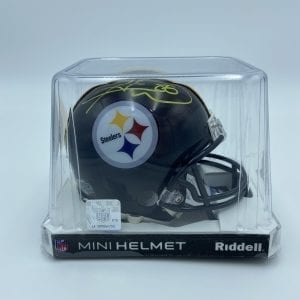 Hines Ward signed Steelers Riddell mini helmet (Beckett COA)